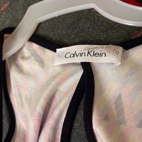 Calvin Klein Casual Maxi Dress multi colored size 10 - Picture 4 of 8